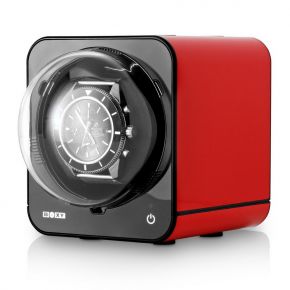 Fancy Brick Stackable Watch Winder Add-On (Without AC Adapter) (Red)