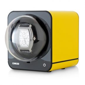 Fancy Brick Stackable Watch Winder Add-On (Without AC Adapter) (Yellow)