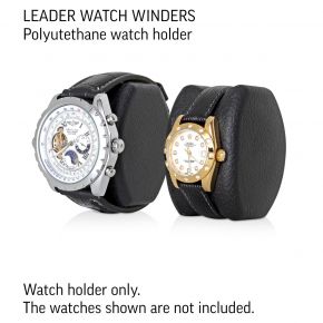 Leader Watch Winders Polyurethane Watch Holder (Black)