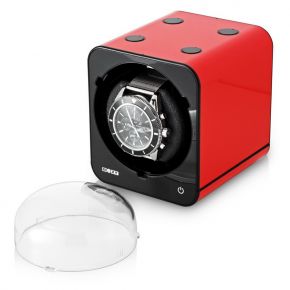 Fancy Brick Stackable Watch Winder Add-On (Without AC Adapter) (Red)